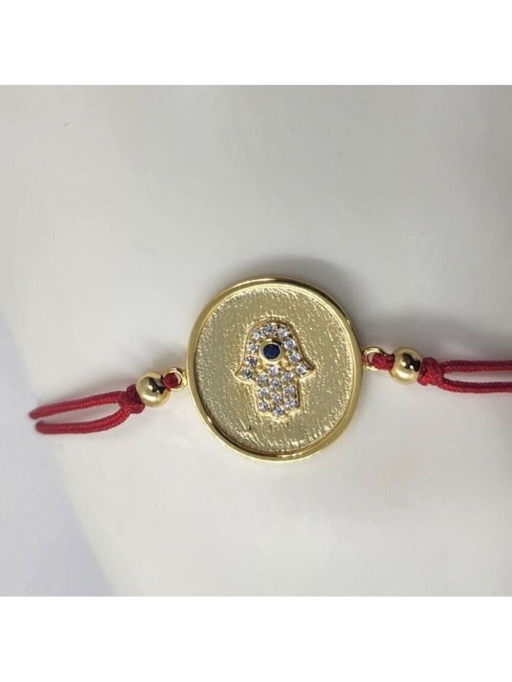 NEW Sterling Silver 925 Hamsa Design with Adjustable  Bracelet